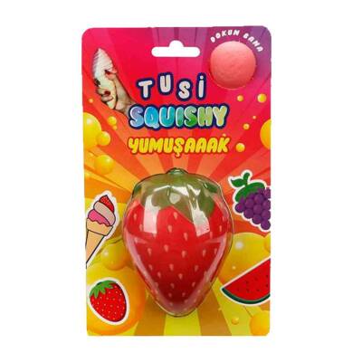2C Oyuncak Tusi Squishy Köpük Oyuncak Çilek 2C-29000 - 1