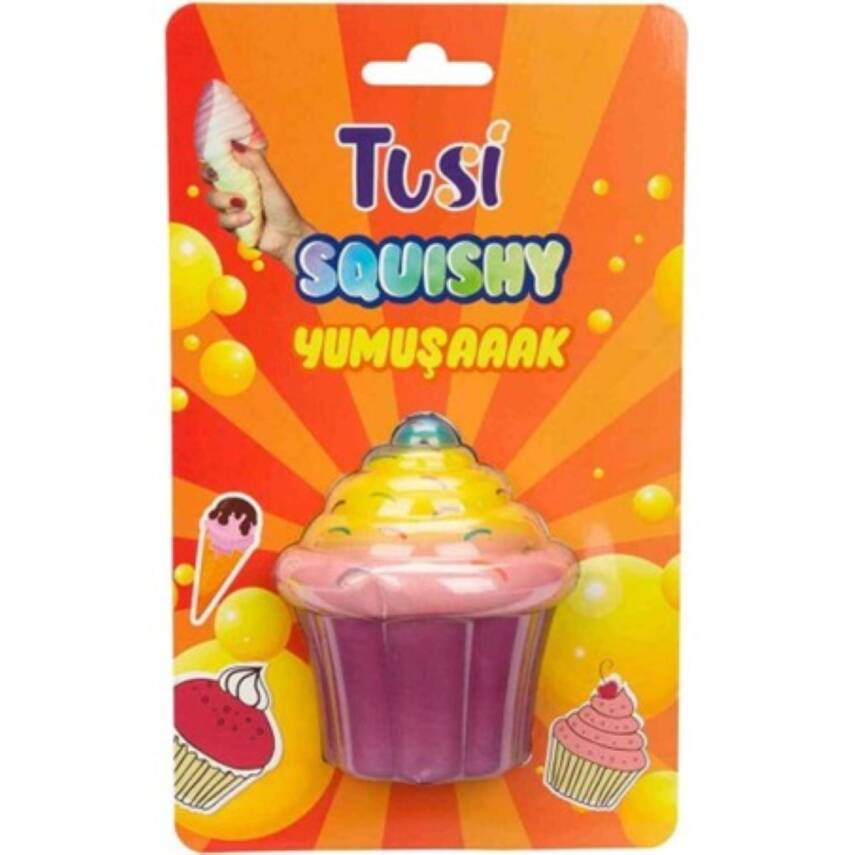 2C Oyuncak Tusi Squishy Köpük Oyuncak Cup Cake 2C-29004 - 1