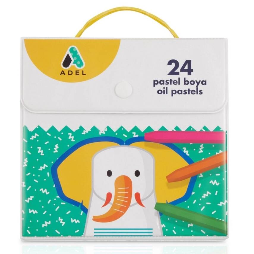 Adel 24lü Çantalı Pastel Boya 428 1824 002 - 2