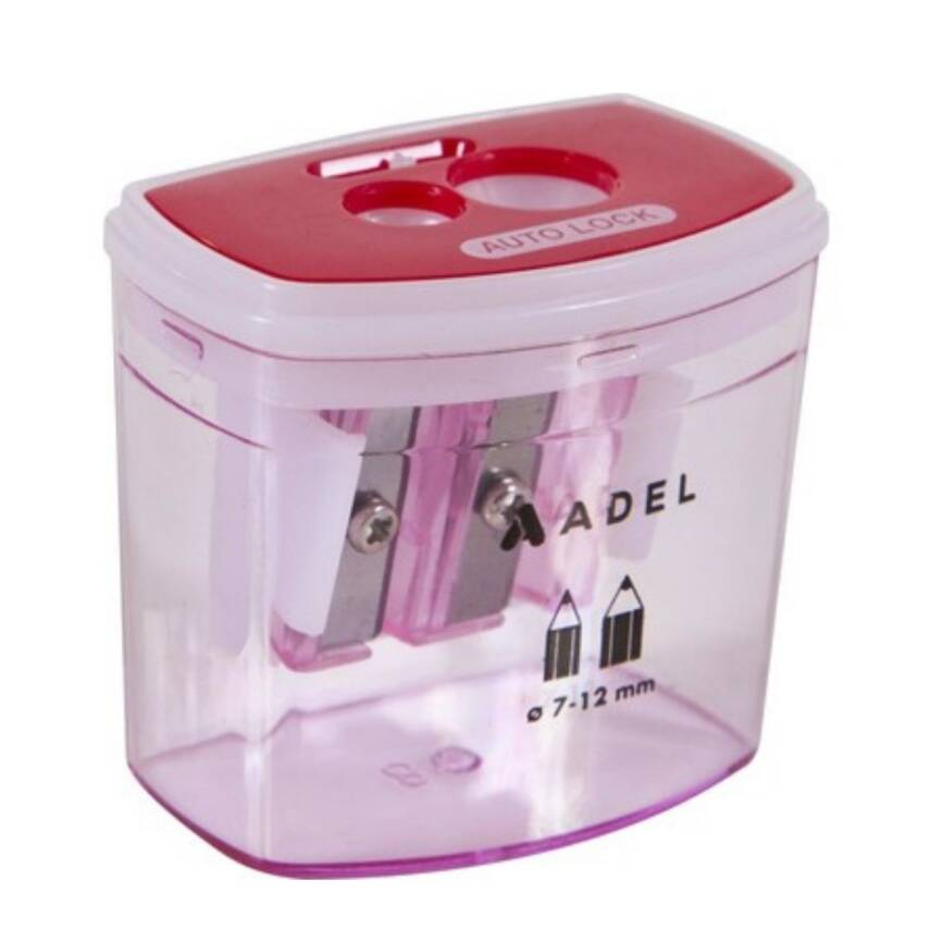 Adel Auto Lock Kalemtıraş-Kırmızı - 1