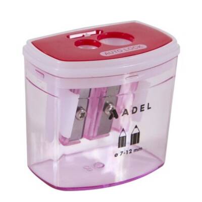 Adel Auto Lock Kalemtıraş-Kırmızı