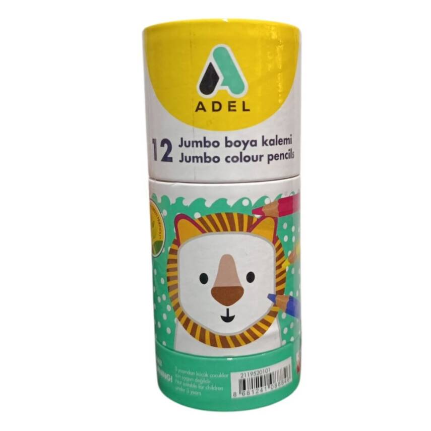 Adel Boya Kalemi Jumbo Hexa 12li 2119520101 - 1