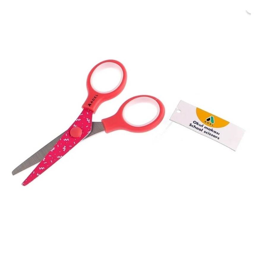 Adel Desenli Küt Makas 401 2145 711-Kırmızı - 1