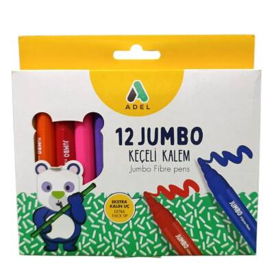 Adel Jumbo Keçeli Kalem 12Li 222 0000 001