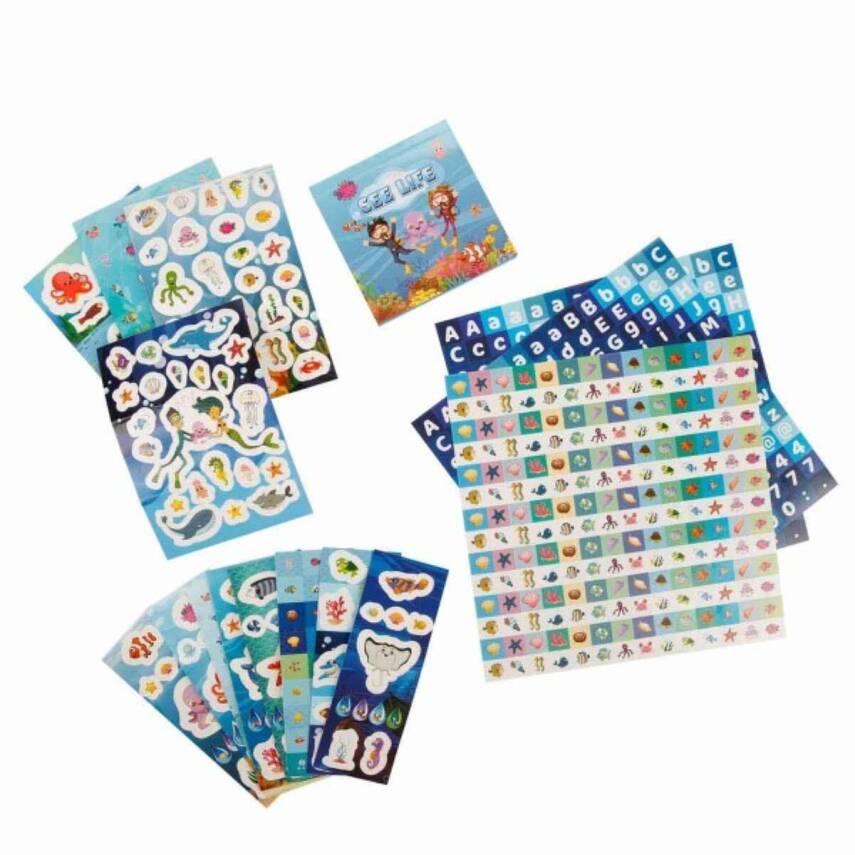Aden Oyuncak Deniz Yaşamı Sticker Seti 802 Parça Adn-3420 - 3