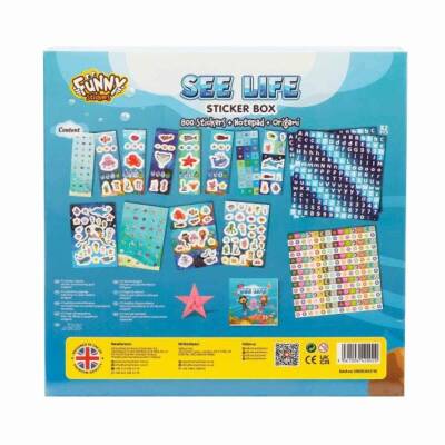 Aden Oyuncak Deniz Yaşamı Sticker Seti 802 Parça Adn-3420 - 2