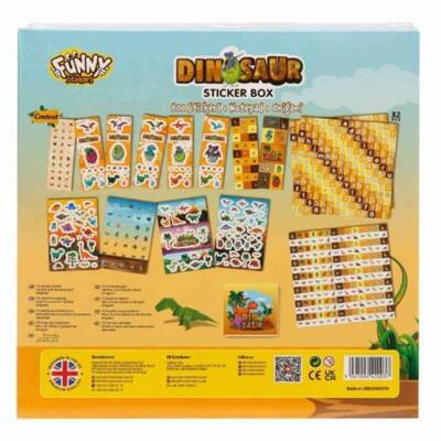 Aden Oyuncak Dinozor Sticker Seti 802 Parça Adn-3437 - 2