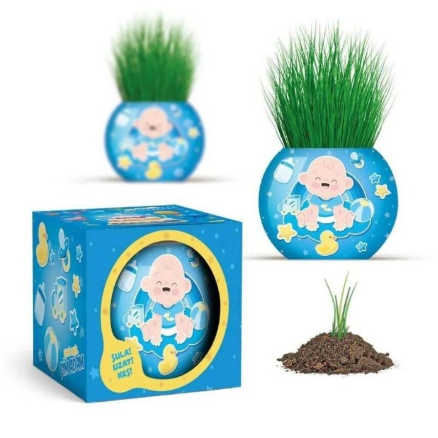 Aden Oyuncak Doğum Günü Temalı Çim Adam 3079 - 1