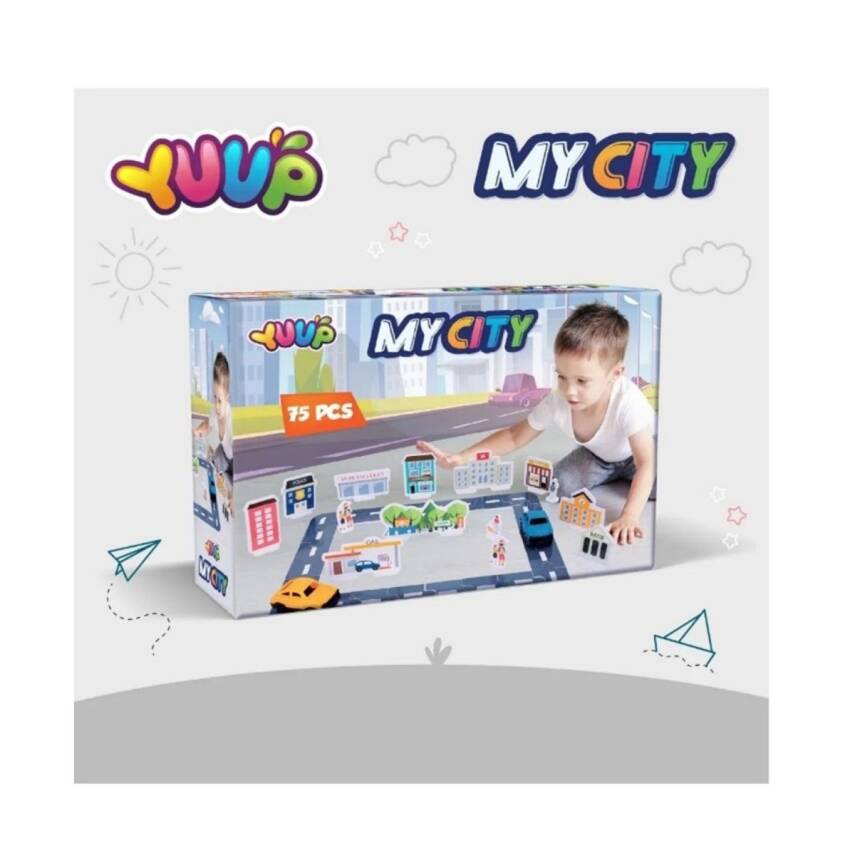 Aden Oyuncak My City Otoyol Puzzle Seti Adn-3413 - 1
