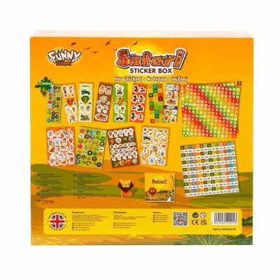Aden Oyuncak Safari Sticker Seti 802 Parça Adn-3161 - 2