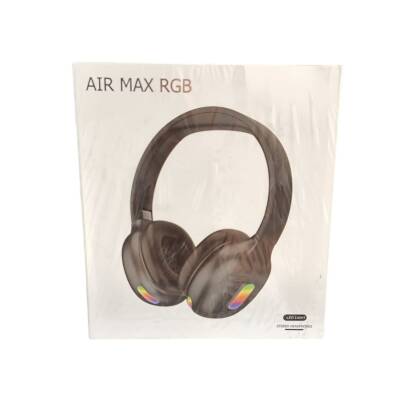 Air Max Rgb Led Işıklı Stereo Kulaklık-Siyah