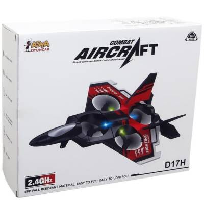 Asya Oyuncak 3 Motorlu Uçak Dron 22571-D17H-Kırmızı