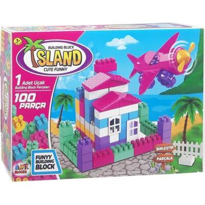Asya Oyuncak Ant Block 100 Parça Island Ant 010