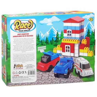 Asya Oyuncak Ant Blocks 100 Parça City Set Ant 011 - 2