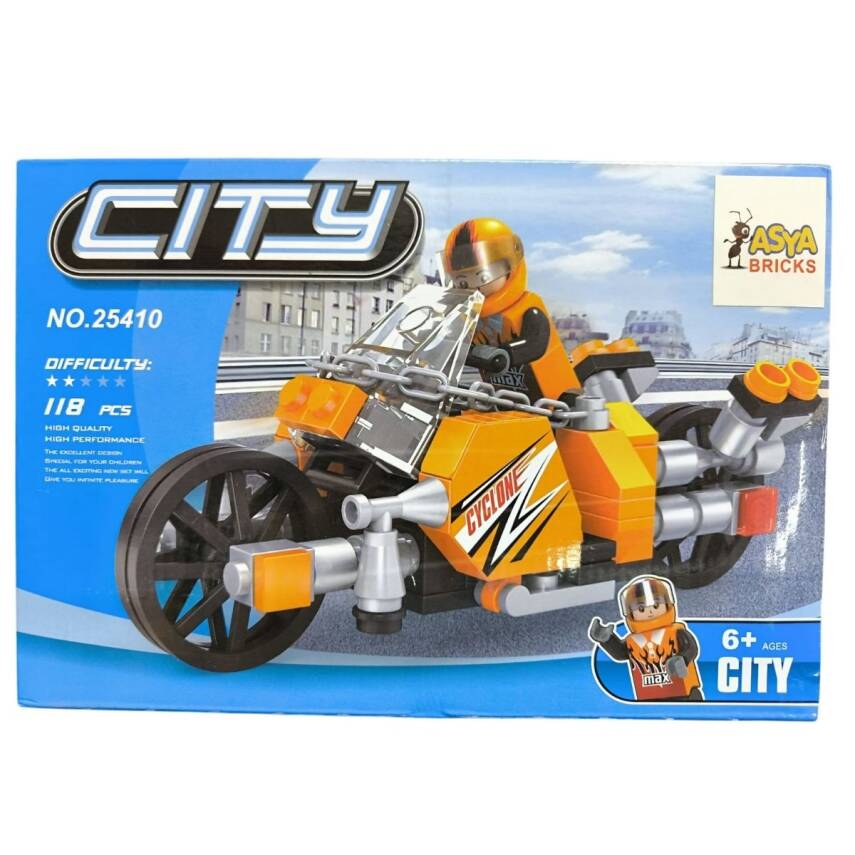 Asya Oyuncak Ant Brick 118 Parça Lego Motor 25410 - 1