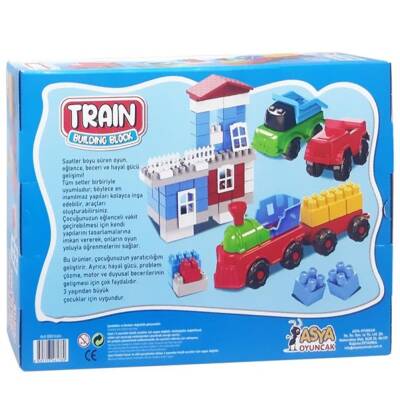 Asya Oyuncak Ant Tren Garı Blocks 100 Parça Ant008 - 2