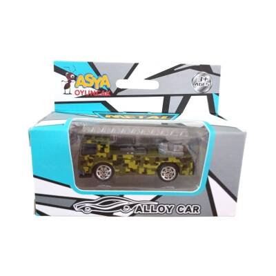 Asya Oyuncak Askeri Metal Tekli Araç 1688-3F - 1