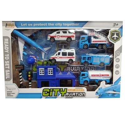 Asya Oyuncak Çek Bırak Havalimanı Oyun Seti 7756S-307