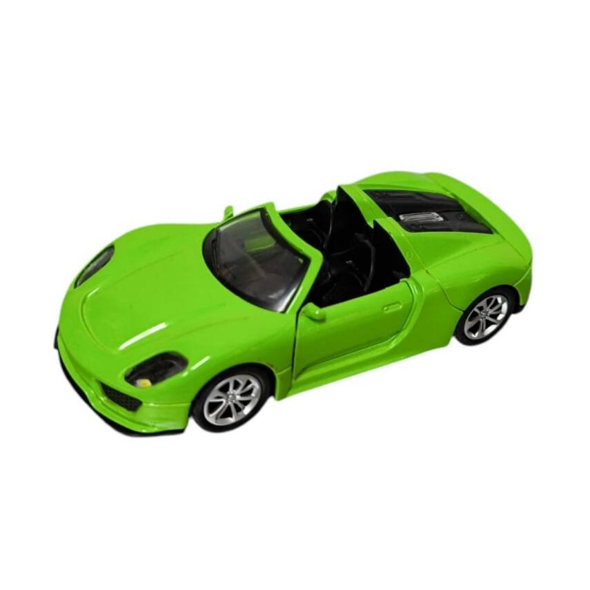 Asya Oyuncak Çek Bırak Metal Araba Pilli Fy6038-12D-Yeşil - 1