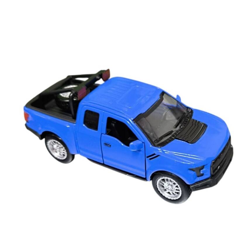 Asya Oyuncak Çek Bırak Metal Araba Pilli Fy6108-12D-Mavi - 1