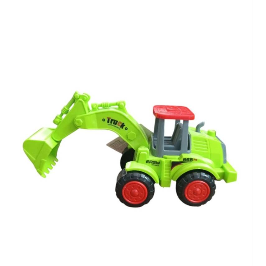 Asya Oyuncak Ekskavatör Sürtmeli Traktör 7756S-6 - 1