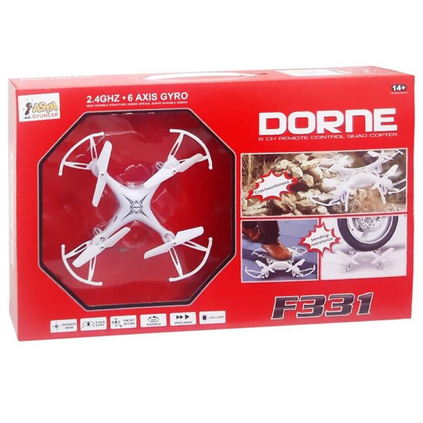 Asya Oyuncak Işıklı Drone F331-Beyaz - 1