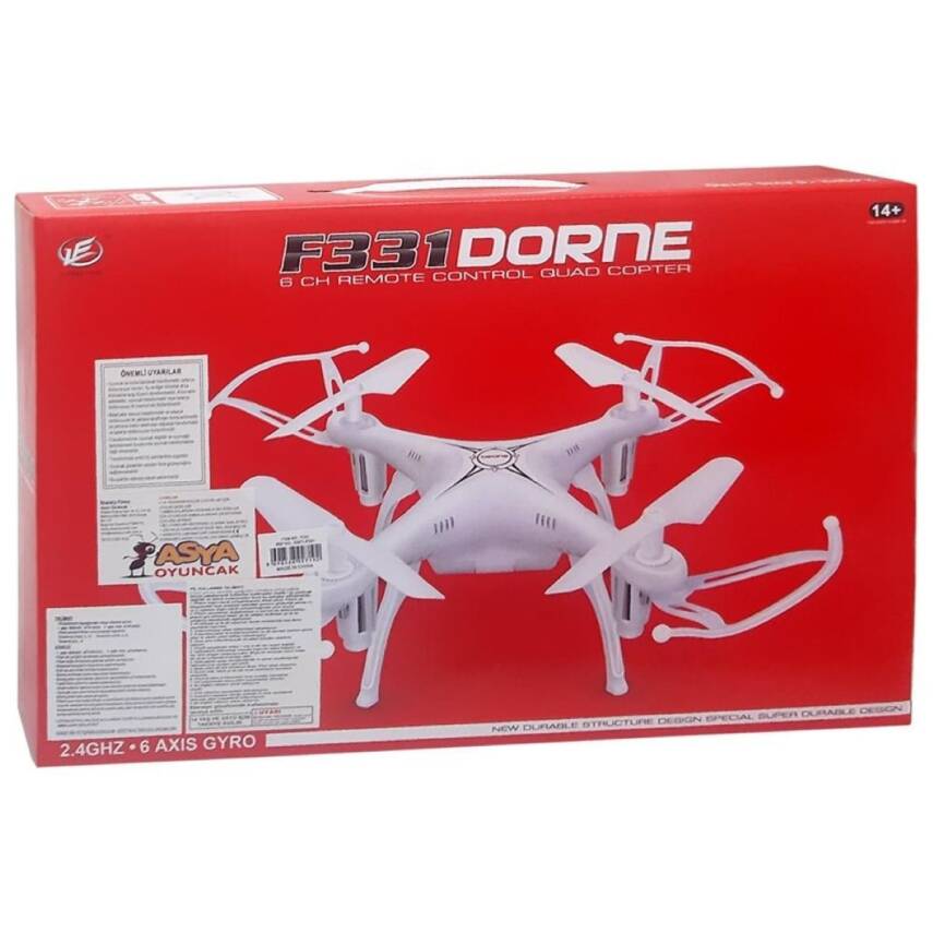 Asya Oyuncak Işıklı Drone F331-Beyaz - 2