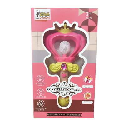 Asya Oyuncak Işıklı Ve Şarkı Söyleyen Peri Değneği 185-67-Pembe