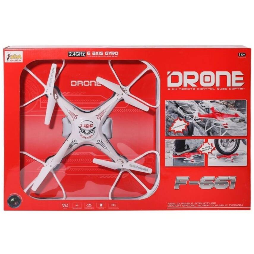 Asya Oyuncak Kameralı Dron 22571-F661-Beyaz - 1