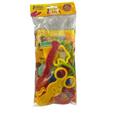 Asya Oyuncak Kartela Oyun Hamur Seti Asya-10006-Sarı Makaslı