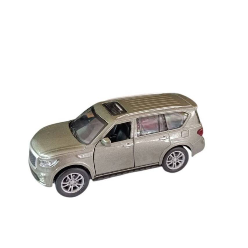 Asya Oyuncak Kt. Metal Işıklı Sesli Jeep Fy6208-12D-Gri Araba - 1