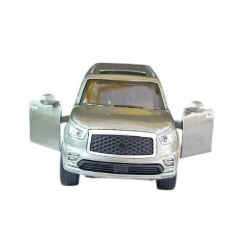 Asya Oyuncak Kt. Metal Işıklı Sesli Jeep Fy6208-12D-Gri Araba - 3