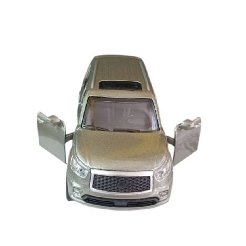 Asya Oyuncak Kt. Metal Işıklı Sesli Jeep Fy6208-12D-Gri Araba - 4