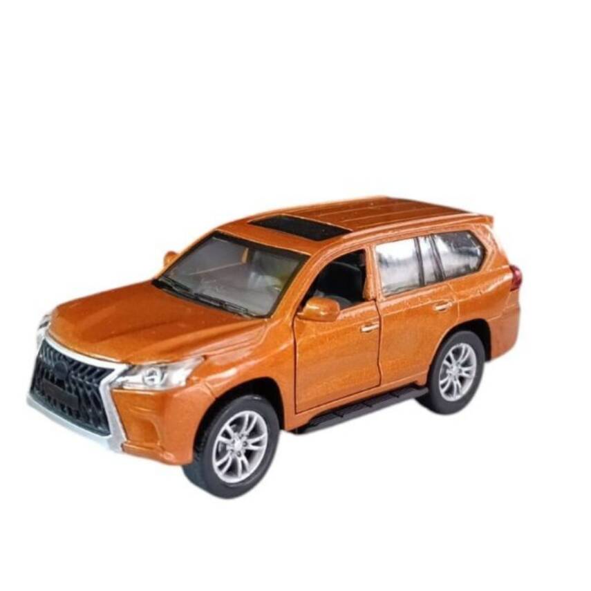 Asya Oyuncak Kt. Metal Işıklı Sesli Jeep Fy6208-12D-Kahverengi Araba - 1