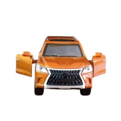 Asya Oyuncak Kt. Metal Işıklı Sesli Jeep Fy6208-12D-Kahverengi Araba - 3