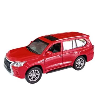 Asya Oyuncak Kt. Metal Işıklı Sesli Jeep Fy6208-12D-Kırmızı Araba