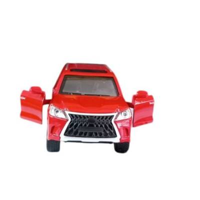 Asya Oyuncak Kt. Metal Işıklı Sesli Jeep Fy6208-12D-Kırmızı Araba - 3