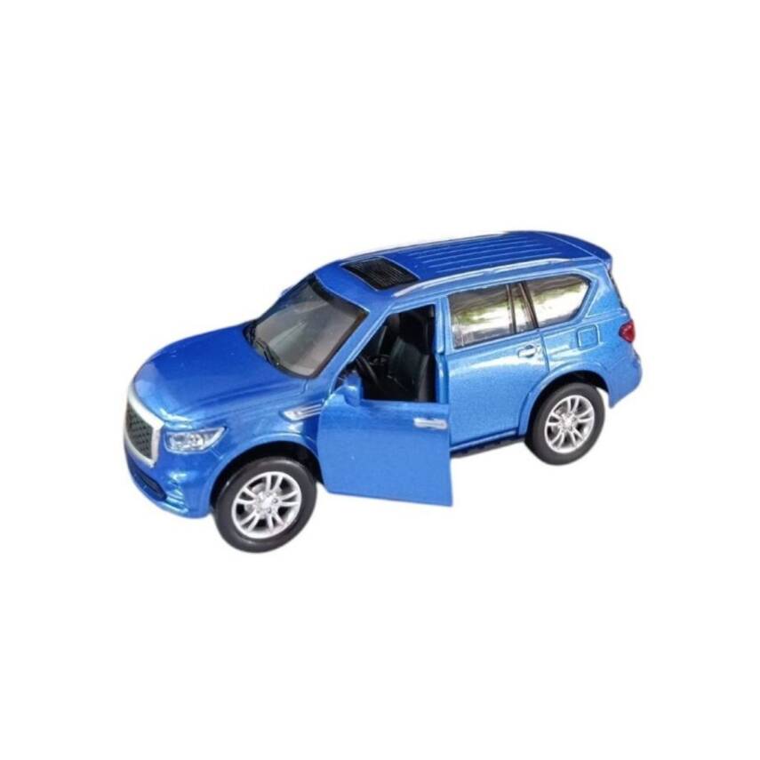 Asya Oyuncak Kt. Metal Işıklı Sesli Jeep Fy6208-12D-Mavi Araba - 2