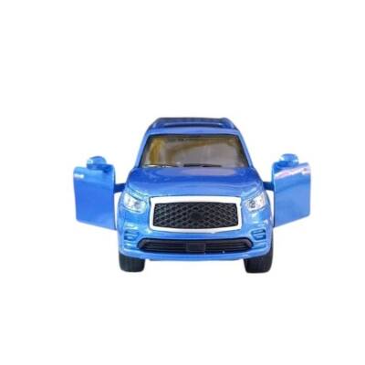 Asya Oyuncak Kt. Metal Işıklı Sesli Jeep Fy6208-12D-Mavi Araba - 3