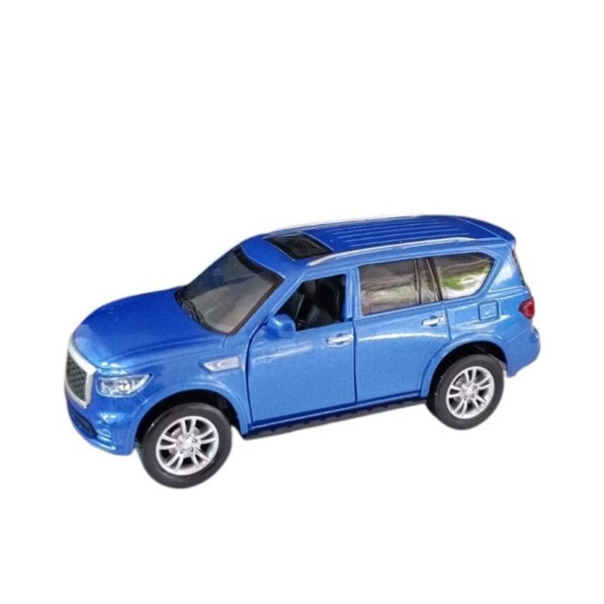 Asya Oyuncak Kt. Metal Işıklı Sesli Jeep Fy6208-12D-Mavi Araba - 1