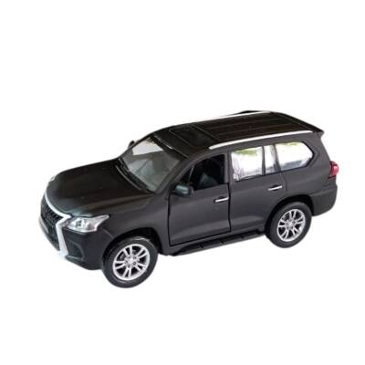 Asya Oyuncak Kt. Metal Işıklı Sesli Jeep Fy6208-12D-Siyah Araba