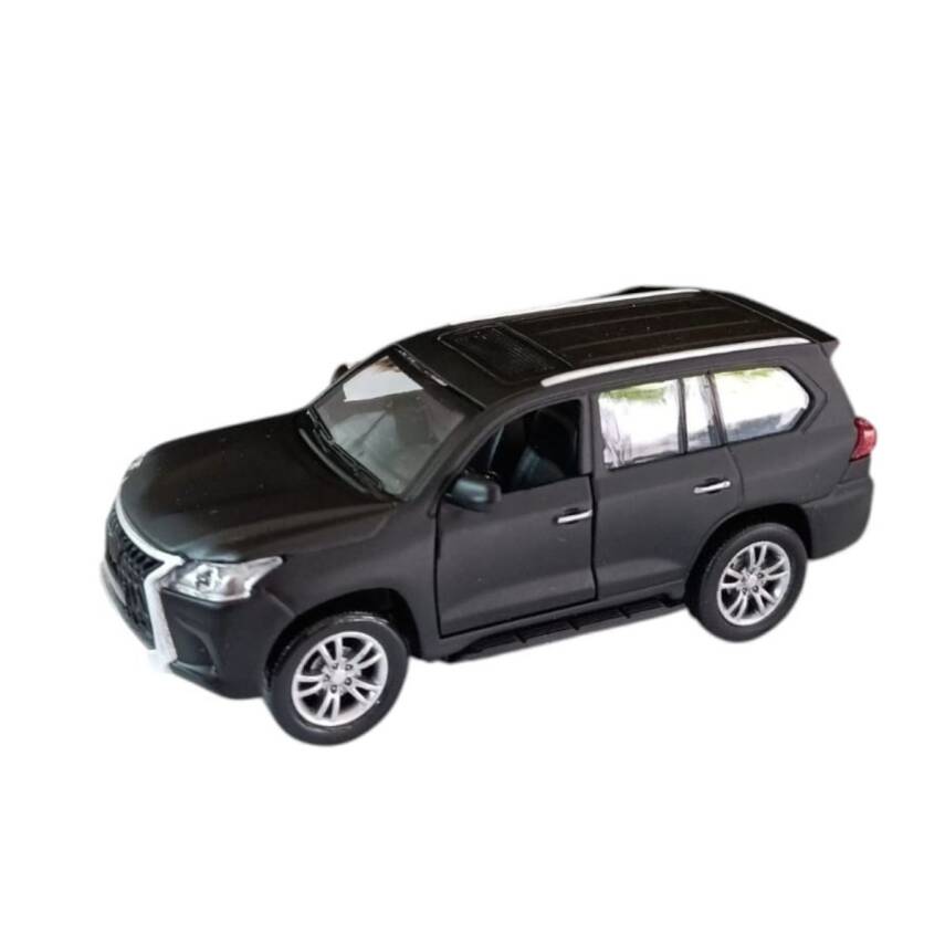 Asya Oyuncak Kt. Metal Işıklı Sesli Jeep Fy6208-12D-Siyah Araba - 1