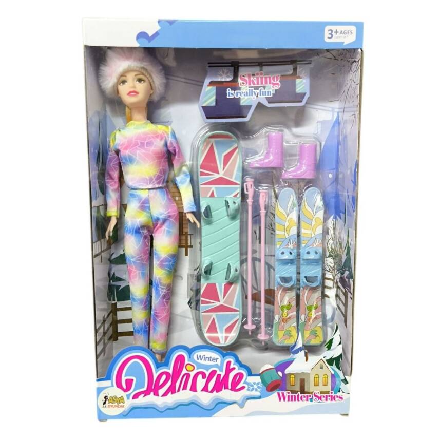 Asya Oyuncak Kutulu Kayak Yapan Bebek Seti 8822-34 - 1