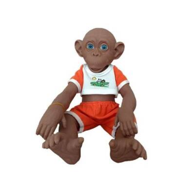 Asya Oyuncak Maymun 35 Cm Elf23301-Turuncu