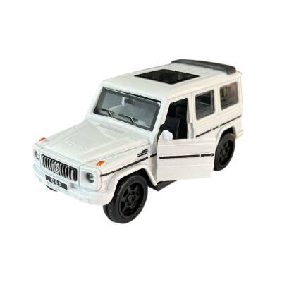 Asya Oyuncak Metal 1:36 Çekbırak Sesli Işıklı Jeep Fy6218-12d-Beyaz