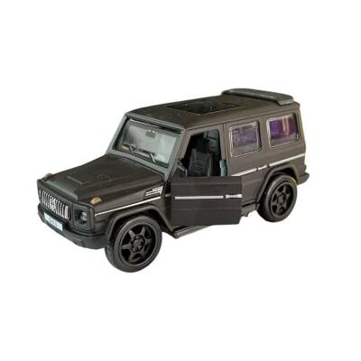 Asya Oyuncak Metal 1:36 Çekbırak Sesli Işıklı Jeep Fy6218-12d-Siyah