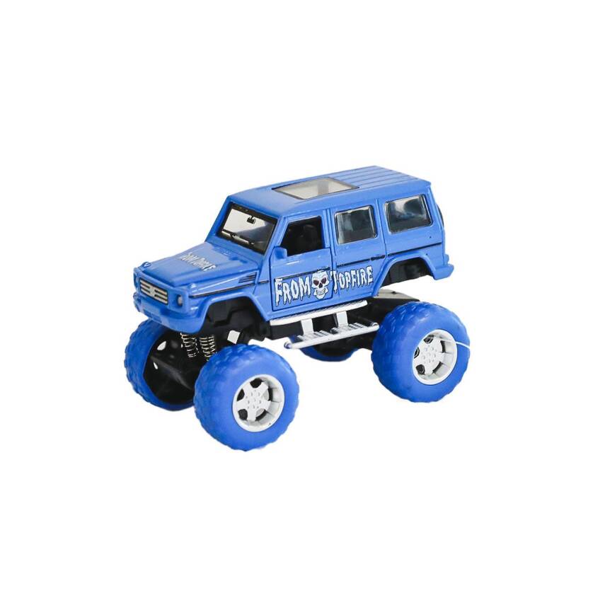 Asya Oyuncak Metal Araba Fy6018g-12d-Mavi - 1