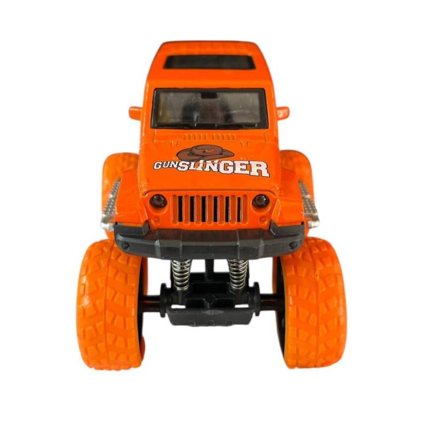 Asya Oyuncak Metal Araba Fy6018g-12d-Turuncu - 2