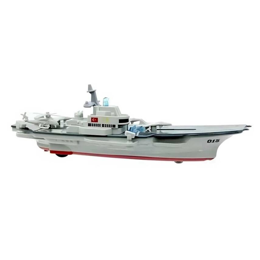 Asya Oyuncak Metal Sesli Savaş Gemisi Fy015-6d - 2