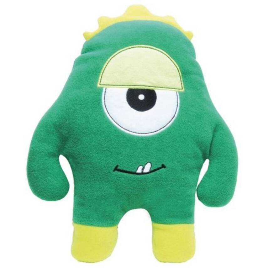 Asya Oyuncak Monster Friend Peluş Oyuncak 4100900-Koyu Yeşil - 1